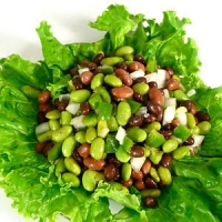 Three Bean Salad With Edamame Photo